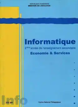 manuel scolaire d'informatique pour les élèves du 2ème économie et services