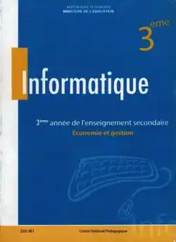 manuel scolaire d'informatique pour les élèves du 3ème économie et gestion