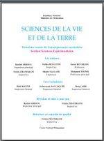 manuel scolaire sciences de la vie et de la terre 3ème sciences experimentales
