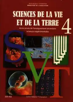 manuel scolaire sciences de la vie et de la terre 4ème sciences experimentales