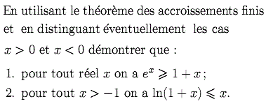 exercice Accroissements finis (image1)