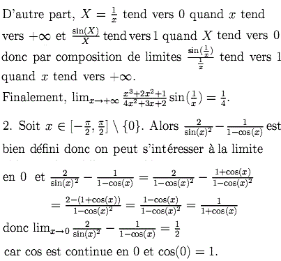 solution Calculs de limites (image2)