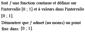 exercice Théorème des valeurs intermédiaires (image1)