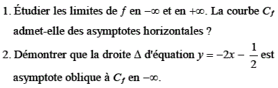 exercice Limites et asymptotes (image2)