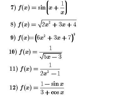 exercice Calculs de Dérivées (image2)