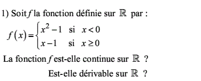 exercice continuité et dérivabilité (image1)