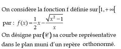 exercice Asymptotes à une courbe (image1)