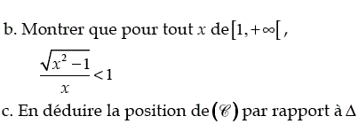 exercice Asymptotes à une courbe (image3)