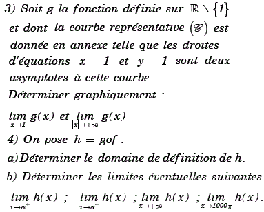 exercice Limites et composée de deux fonctions (image2)