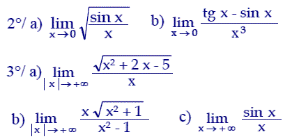 exercice Calculs de limites (image2)