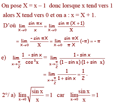 solution Calculs de limites (image3)