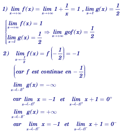 solution Limite de la composée de deux fonctions (image1)