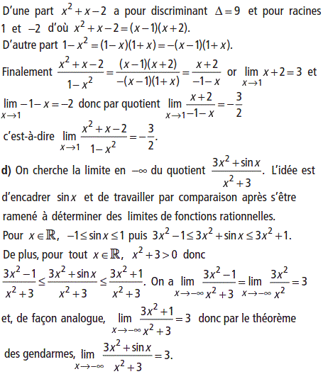 solution Calculs de limites (image2)