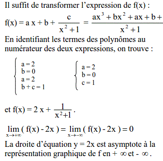 solution Recherche d'asymptotes (image1)
