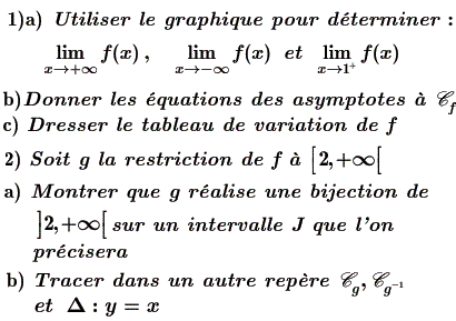 exercice QCM et Etude graphique (image3)