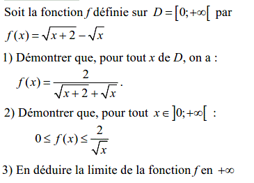 exercice Limites et ordre  (image1)