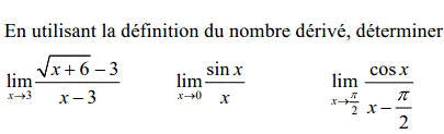 exercice dérivabilité et limites (image1)