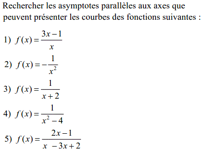 exercice Asymptotes parallèles aux axes (image1)