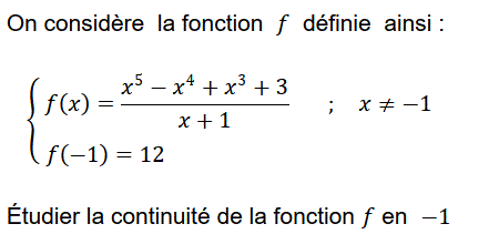 exercice Continuité en un point (image1)