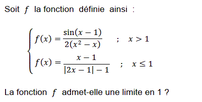 exercice Calculs de limites (image1)