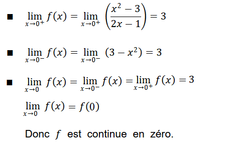 solution Continuité en un point (image1)