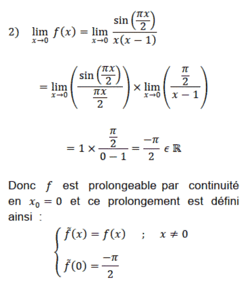 solution Prolongement par continuité (image2)