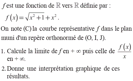 exercice Direction asymptotique (image1)