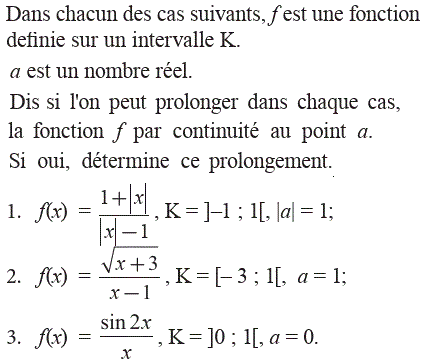 exercice Prolongement par continuité (image1)