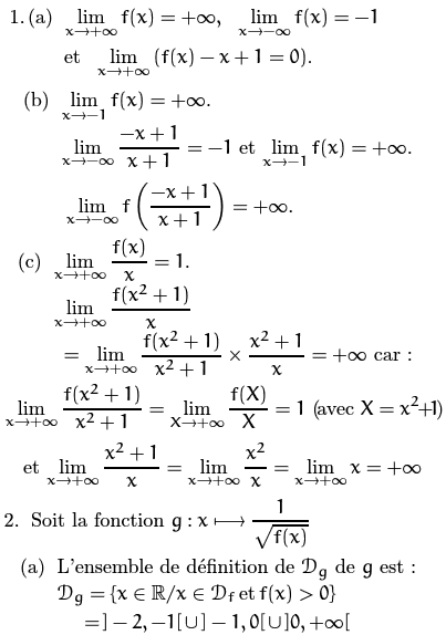 solution Etude graphique d'une fonction (image1)