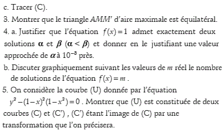 exercice Laroche.Lycee.free.fr - Aire maximale (image2)