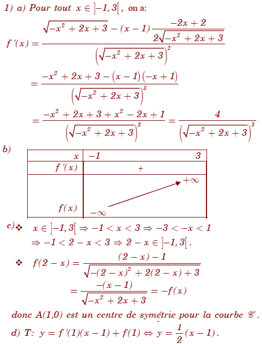 solution Devoir de synthèse 1 4M 2010-2011 Lycée de Sbeitla (image1)