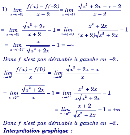 solution Etude d'une fonction et symétrique d'une courbe (image1)