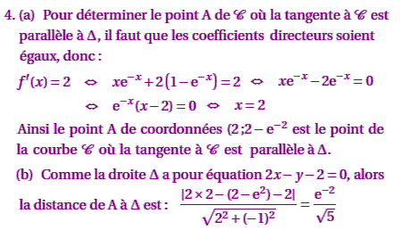 solution Amérique du nord juin 2005 TS - Etude de fonction (image4)