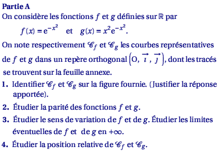 exercice Amerique du sud 2005 - Etude de fonction et integr (image1)