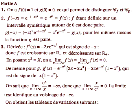 solution Amerique du sud 2005 - Etude de fonction et integr (image1)