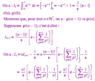 solution Suite intégrale, exp et limite (image2)