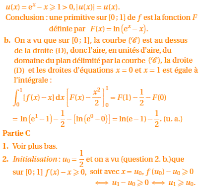 solution Amerique du nord bac S 2011 - Etude d'une fonction (image3)