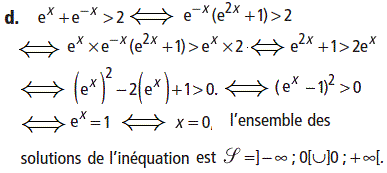 solution Inéquations faisant intervenir la fonction exponen (image2)