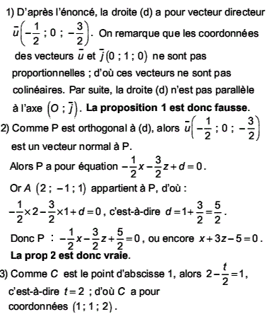 solution Liban Juin 2007 TS - Vrai Faux (image1)