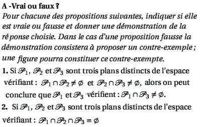 exercice Asie juin 2008 TS - Vrai Faux (image1)