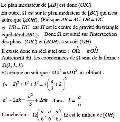 solution Produit scalaire dans l'espace (image5)