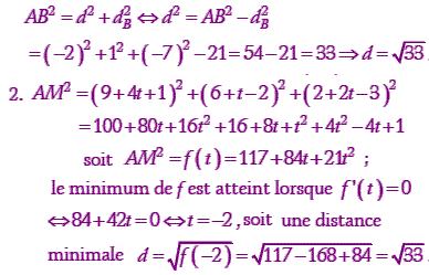 solution Distance d'un point à une droite (image2)