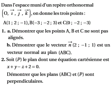 exercice Bac S Liban 31 mai 2011 (image1)