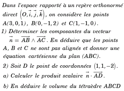 exercice Bac blanc 4M 2011 Lycée de Sbeitla (image1)