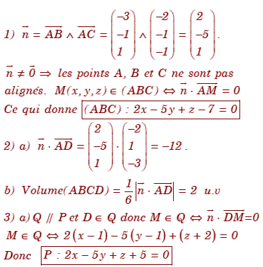 solution Bac blanc 4M 2011 Lycée de Sbeitla (image1)