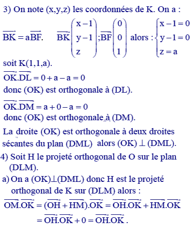 solution Produit vectoriel et homothetie (image2)