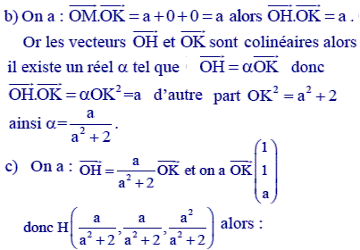 solution Produit vectoriel et homothetie (image3)