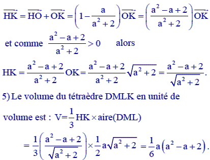 solution Produit vectoriel et homothetie (image4)