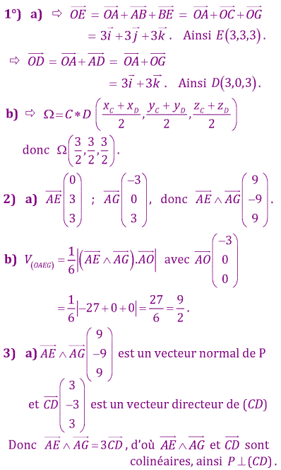 solution Bac Tunisien 4ème Sc. ExpérimentaleSession de controle 2017 (image1)