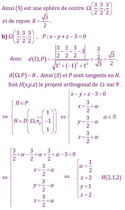 solution Bac Tunisien 4ème Sc. ExpérimentaleSession de controle 2017 (image3)